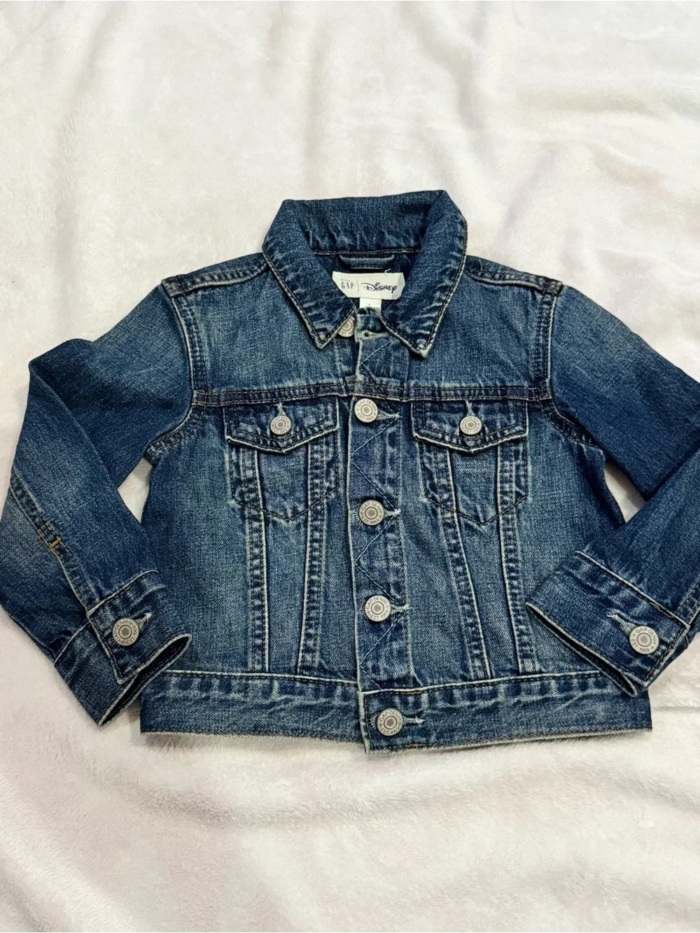 Disney Mickey Mouse Baby Gap Denim Jacket Size 2T #y2k #streetwear